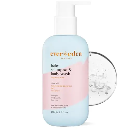 Evereden Baby Shampoo and Body Wash 2-in-1 bottle