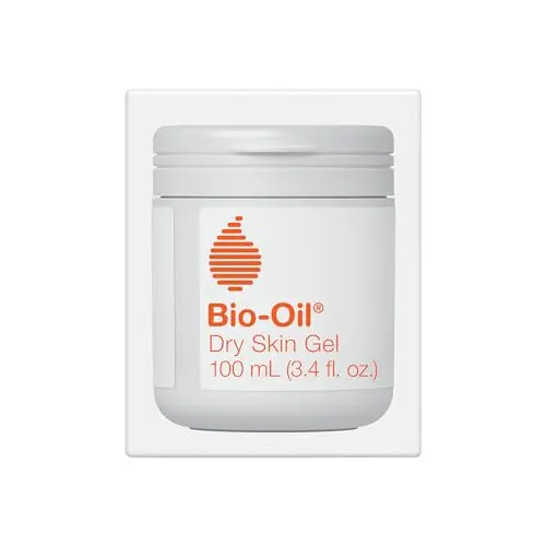 Bio-Oil Dry Skin Gel tube, a clear gel moisturizer for dry skin.