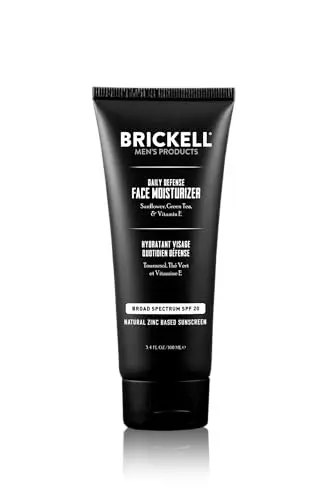 Brickell Men's Daily Defense SPF20 Face Moisturizer bottle