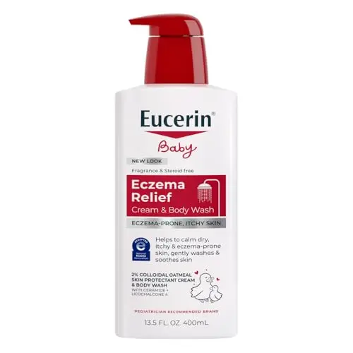 Eucerin Baby Eczema Relief Cream Body Wash bottle