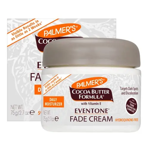 Palmer's Eventone fade cream jar