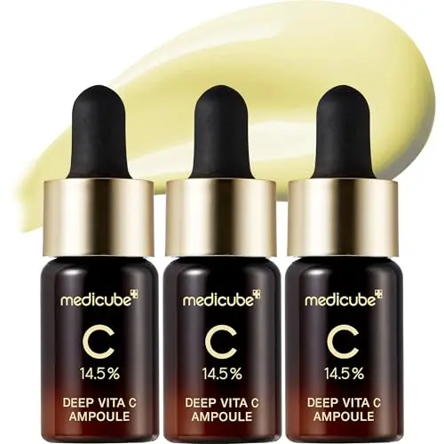 Medicube Deep Vita C Serum 2.0 set of three small bottles