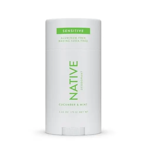 Native Sensitive deodorant stick in Cucumber & Mint scent