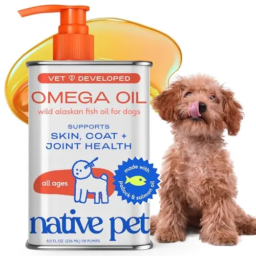 Native Pet Omega 3 Fish Oil supplement for dogs