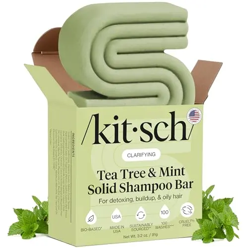 Kitsch Clarifying Tea Tree and Mint Shampoo Bar