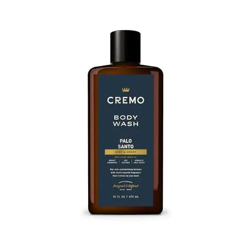 Cremo Body Wash bottle, Palo Santo scent variant