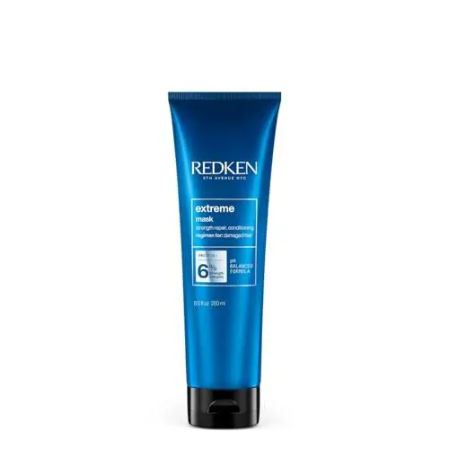 Redken Extreme Hair Mask bottle for damaged, brittle hair