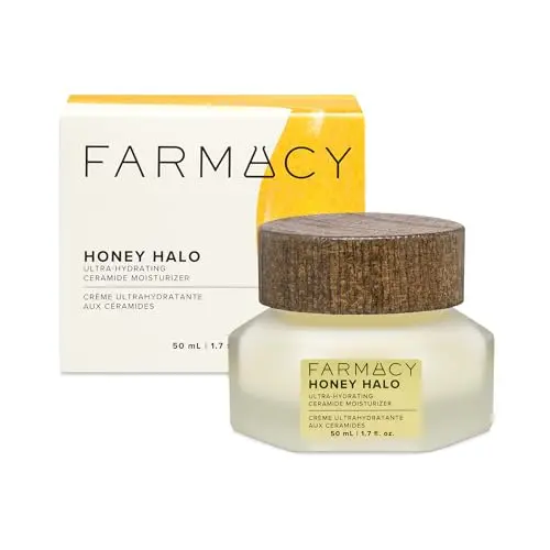 Farmacy Honey Halo Ultra Hydrating Ceramide Moisturizer jar
