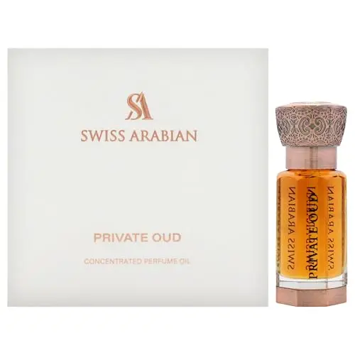 Swiss Arabian Private Oud luxury perfume oil bottle from Dubai