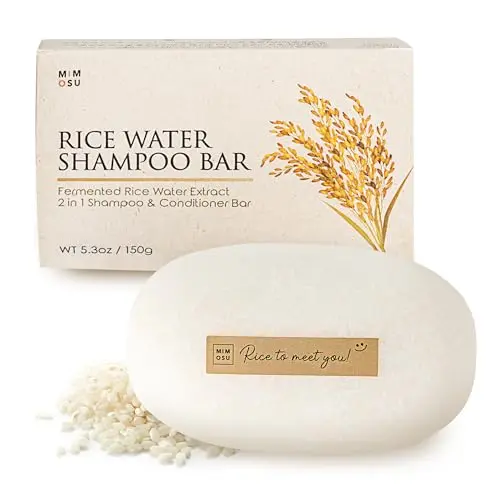mimosu Fermented Rice Water 2-in-1 Shampoo and Conditioner Bar