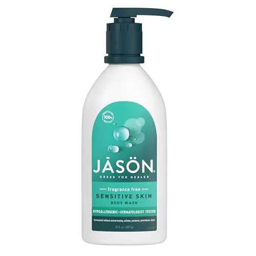 JASON Fragrance Free Sensitive Skin Body Wash bottle