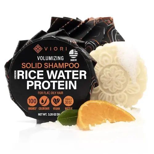 Viori Citrus Yao Clarifying Shampoo Bar with Rice Water