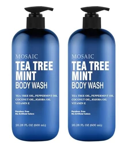 Mosaic Tea Tree and Mint Body Wash large bottle