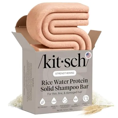 Kitsch Rice Water Shampoo Bar for hair growth and strength