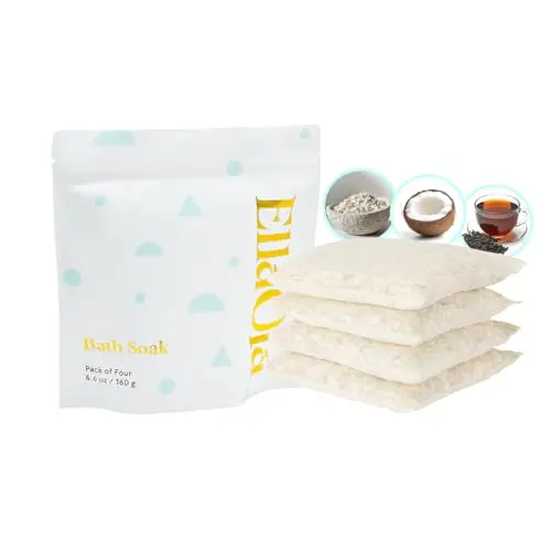 ELLAOLA Oatmeal Bath Tea sachets made of muslin cotton