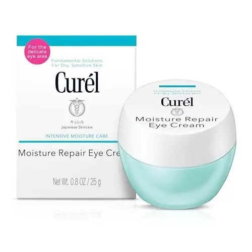 Curel Japanese Skin Care Moisturizer Repair Eye Cream in white jar