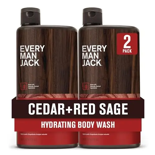 Every Man Jack Cedar and Red Sage Body Wash bottles