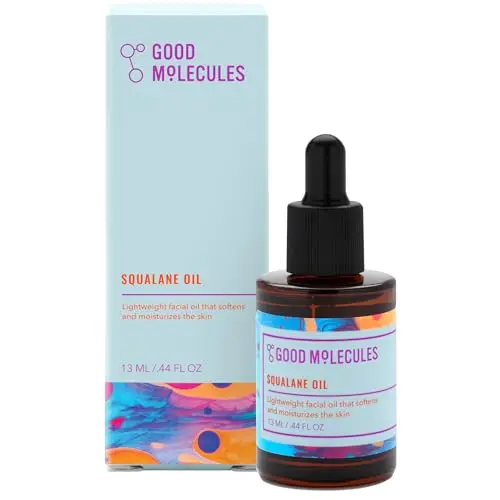 Good Molecules Squalane Oil in a small glass dropper bottle