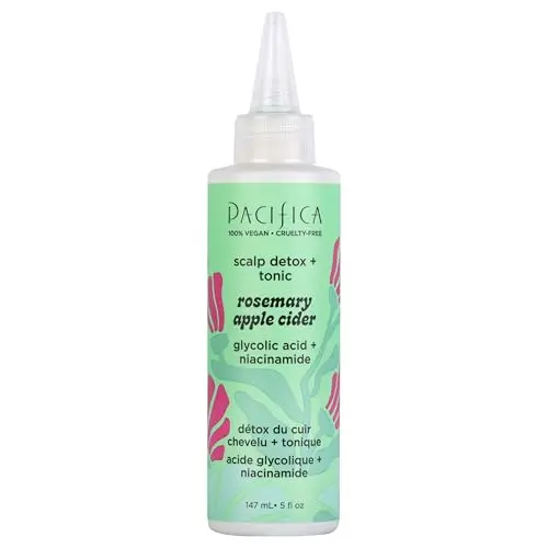 Pacifica Scalp Detox Tonic bottle with applicator nozzle