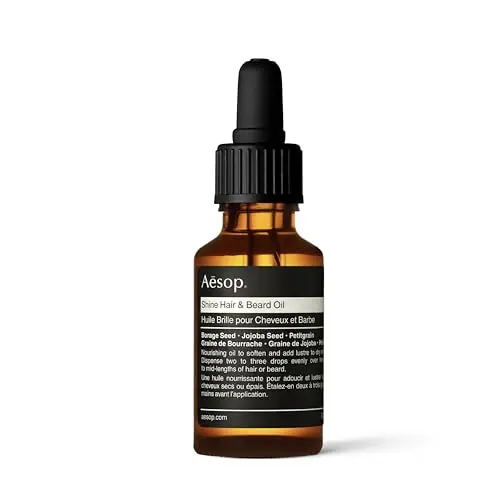 Aesop Shine Hair and Beard Oil bottle