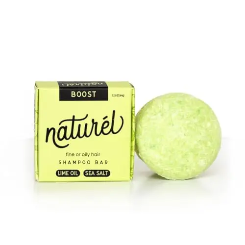 Naturel Boost Volumizing Shampoo Bar with Lime and Sea Salt