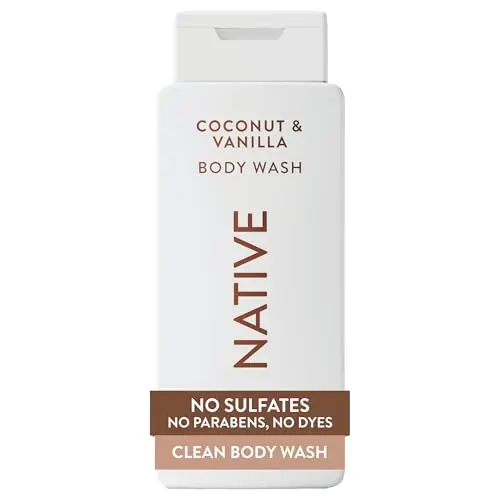 Native Coconut & Vanilla Body Wash bottle