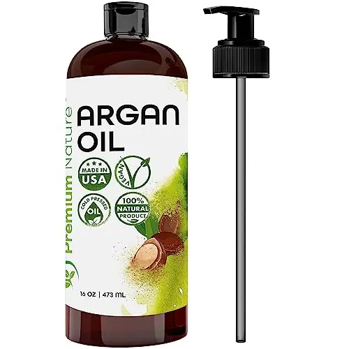 AMS PACKING 16 oz bottle of pure cold-pressed Argan Oil