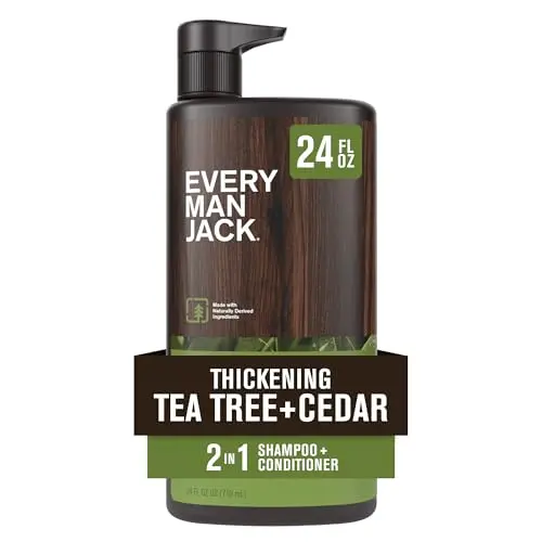 Every Man Jack Tea Tree and Cedar 2-in-1 Shampoo and Conditioner