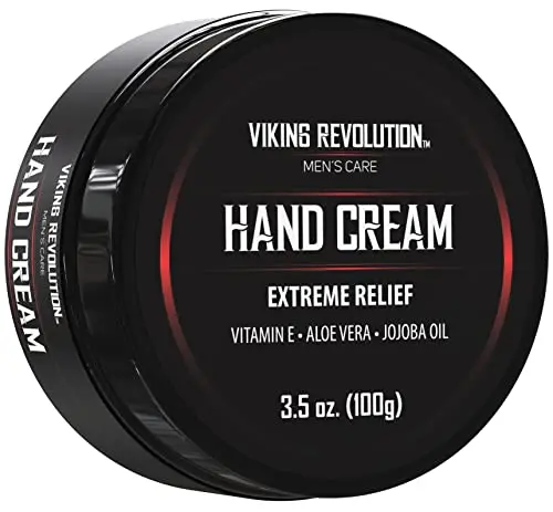 Viking Revolution Men's Hand Cream tube with aloe vera