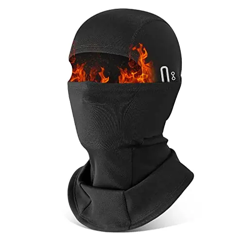 KGC winter balaclava ski mask with special slots for glasses.
