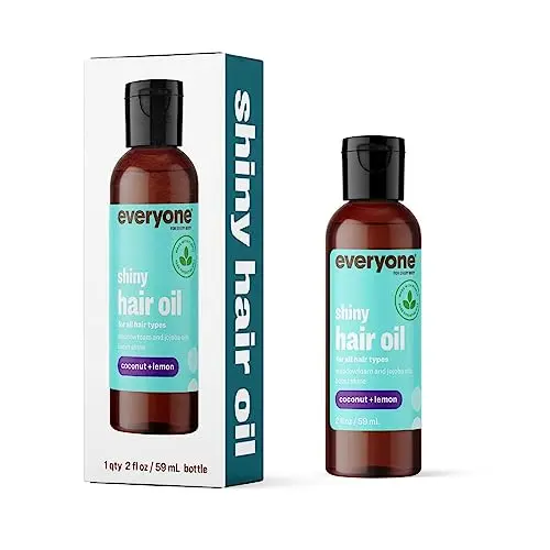 Everyone Hair Care Hair Oil in Coconut & Lemon scent bottle