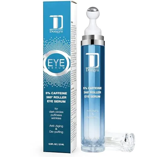Dongyu Caffeine Eye Cream with rollerball applicator