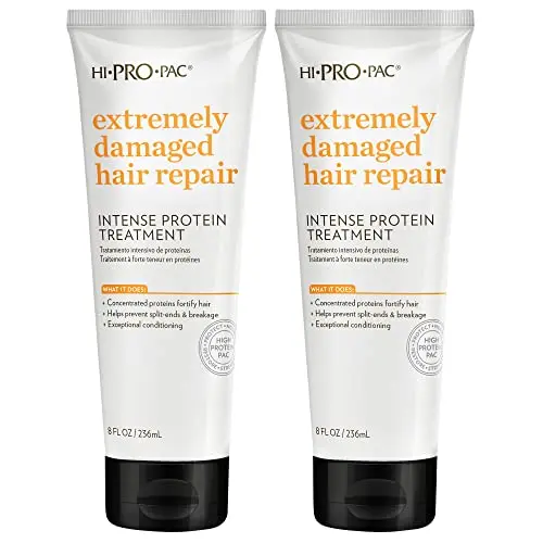 Hi-Pro-Pac Hair Mask for extremely damaged hair repair 2-pack