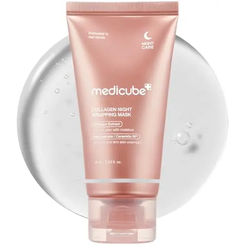 medicube Wrapping Mask Collagen Overnight Peel Off Facial Mask tube