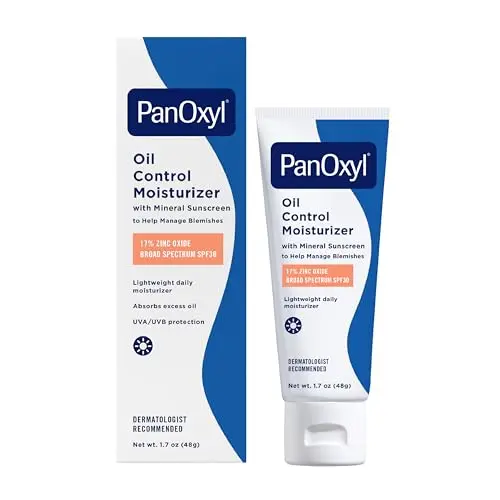 PanOxyl AM Oil Control Moisturizer with SPF 30 in a tube