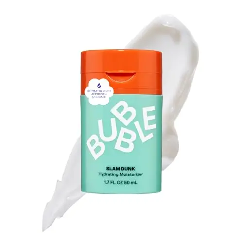 Bubble Skincare Slam Dunk Hydrating Face Moisturizer pump bottle.