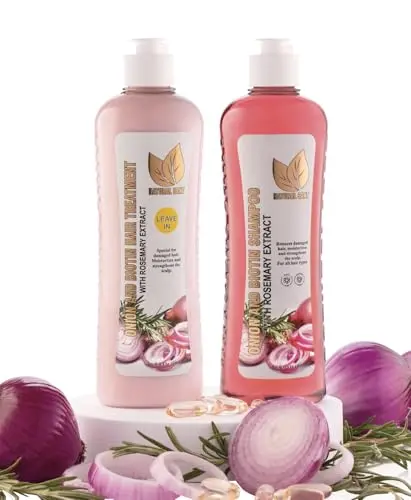 NATURAL SANT Onion Biotin and Rosemary Shampoo and Treatment Set