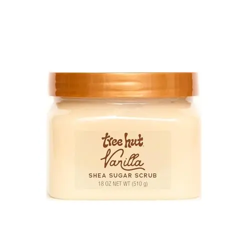 Tree Hut Vanilla Shea Sugar Scrub in a jar