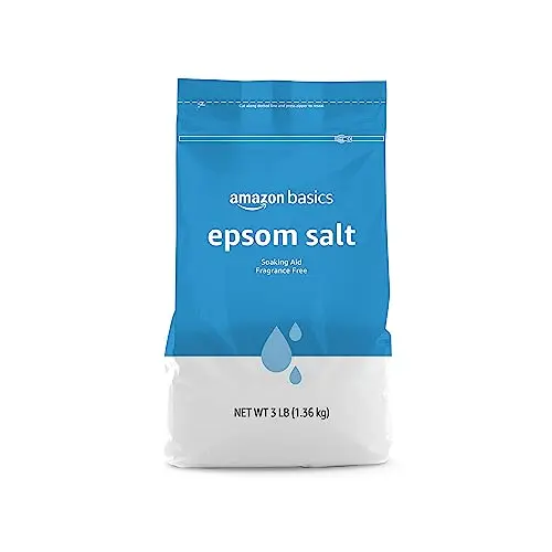 Amazon Basics Unscented Epsom Salt in a resealable bag