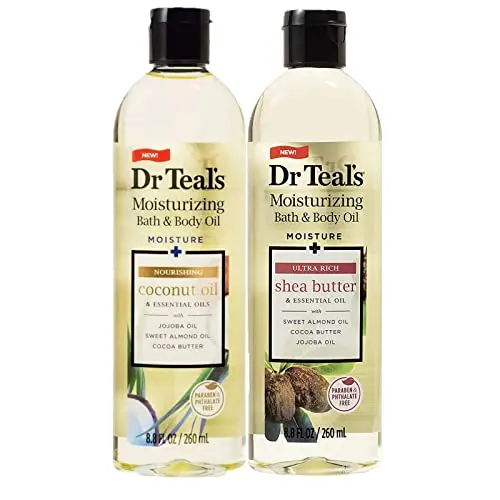 Dr. Teal's Bath and Body Oil Variety Gift Set with two bottles
