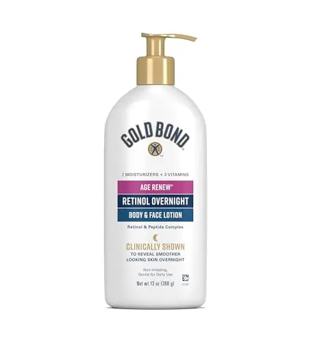 Gold Bond Retinol Overnight Body and Face Lotion bottle