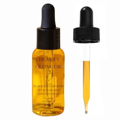 Black Seed, Rosehip, Castor Oil blend bottle