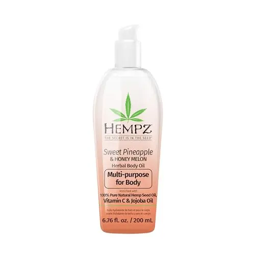 Hempz Sweet Pineapple & Honey Melon Herbal Hydrating Body Oil bottle