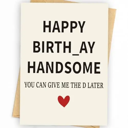 WowBefun funny birthday greeting card for men