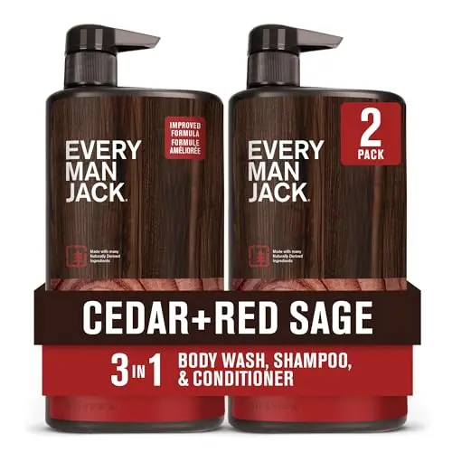 Every Man Jack Cedar + Red Sage Hydrating 3-in-1 All Over Wash bottle