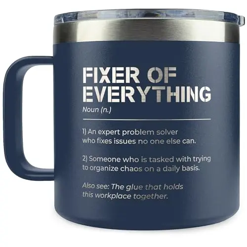 KATLADIZ double-wall insulated stainless steel coffee mug for boss