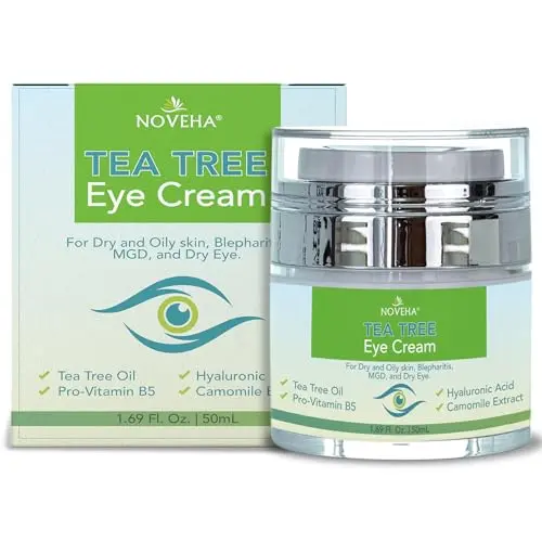 NOVEHA Tea Tree Oil Anti Wrinkle Eye Cream tube