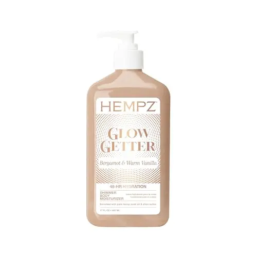 Hempz Glow Getter shimmering body lotion bottle