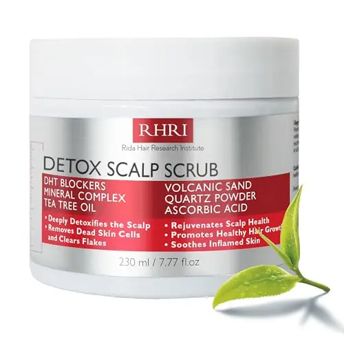 Rida Hair Research Institute Scalp Scrub with DHT blockers and volcanic sand