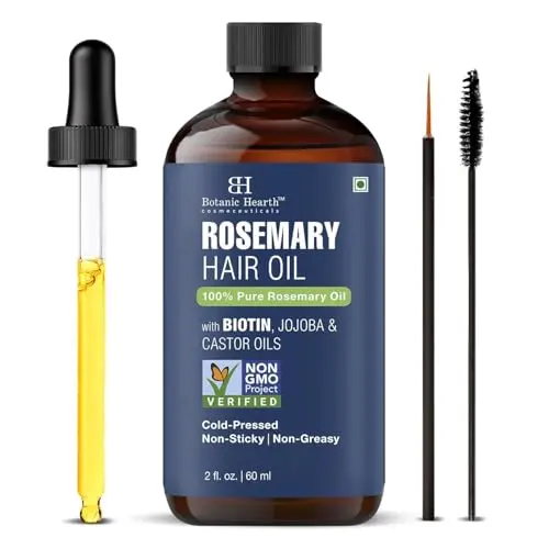 Botanic Hearth Hair Oil with applicator tip
